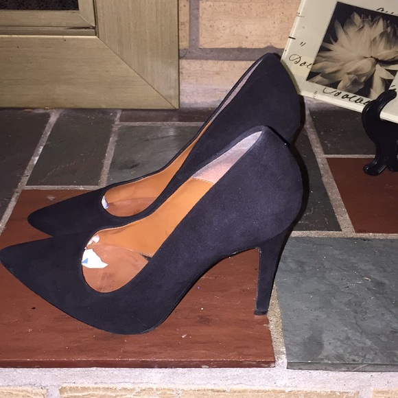 TopShop Black Heels Size 36/6 Made in Spain - Picture 5 of 8